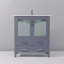 Ensemble de meuble-lavabo simple à simple cuve 30 po de largeur x 18,25 po de profondeur avec comptoir en céramique-1734493864-1734493865