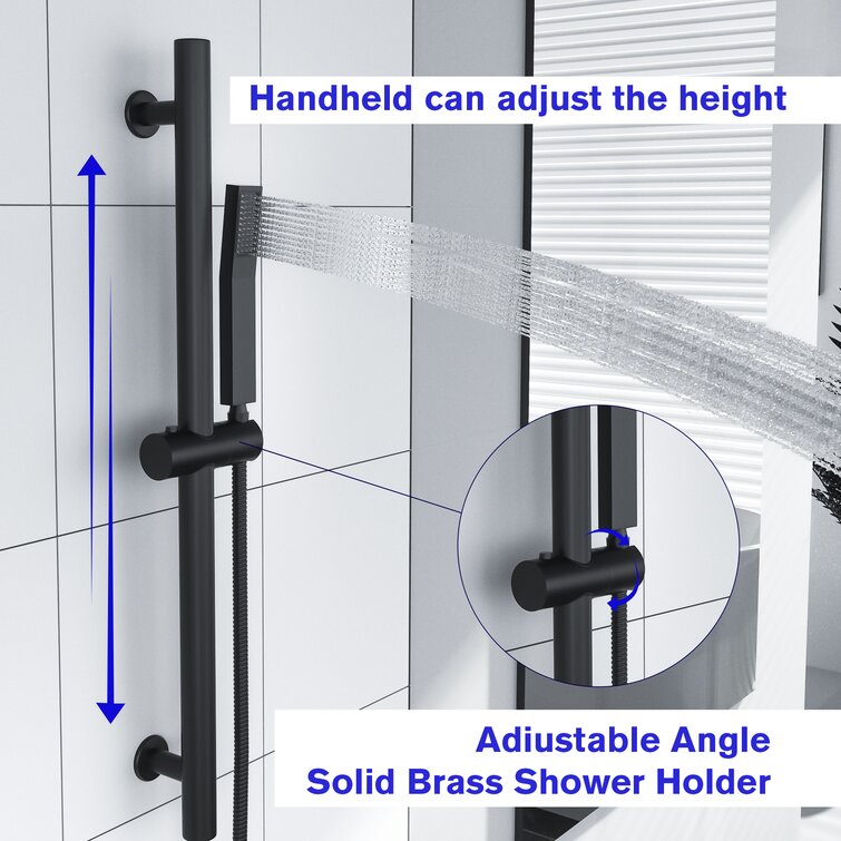 Mocoloo Complete Shower System with Rough in-Valve