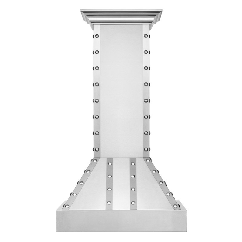 48" Designer Copper 700 CFM Ducted Wall Mount Range Hood in DuraSnow Stainless Steel
