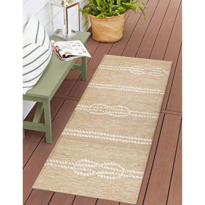 Tapis brun clair touffeté à la main Wooton
