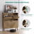 Shoe Cabinet with 2 Flip Drawer,Freestanding 16-20 Pair Shoe Organizer with Adjustable Shelves for Entryway,Front Door