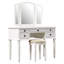 Coiffeuse avec miroir Torrance-1029732856