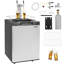 Beer Kegerator Draft Beer Dispenser Full Size Keg Refrigerator Dual Tap