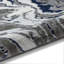 Apollo Modern Marble Metallic Rug Grey/Navy