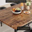 Ensemble de table de salle à manger 3 pièces pour 2 personnes, table en bois avec support de rangement et chaises rembourrées-904635028