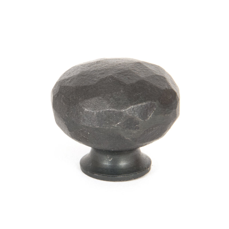 Elan 33mm Diameter Mushroom Knob, Black