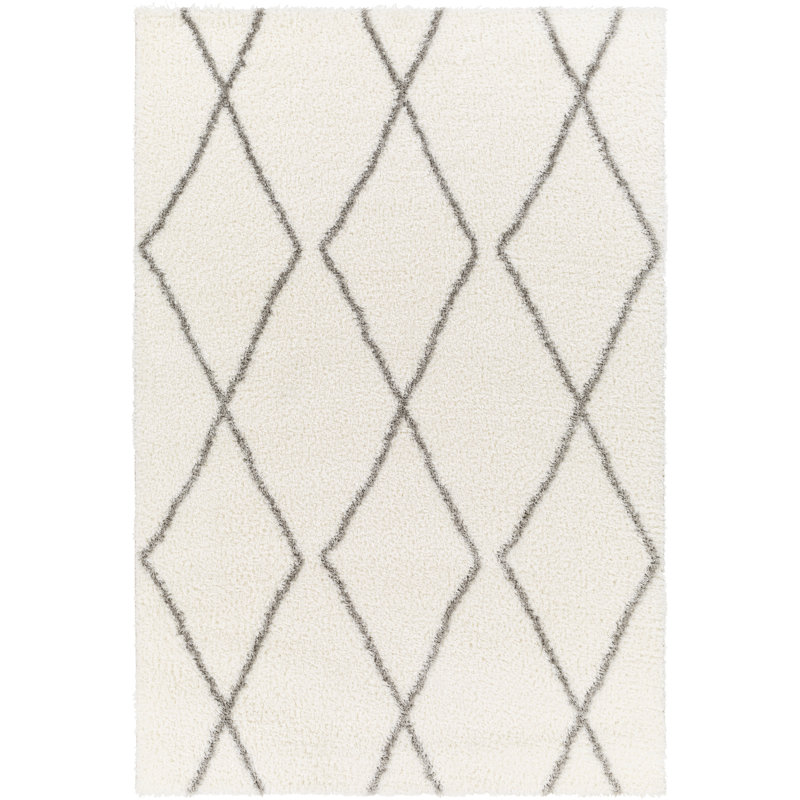Tapis tissé à la machine Bassiru, Rectangle 7 pi 10 po x 10 pi