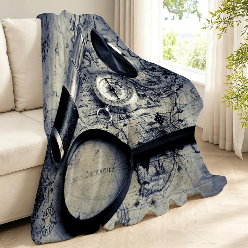 Jeté en molleton noir ultra doux, Throw 40" x 50"