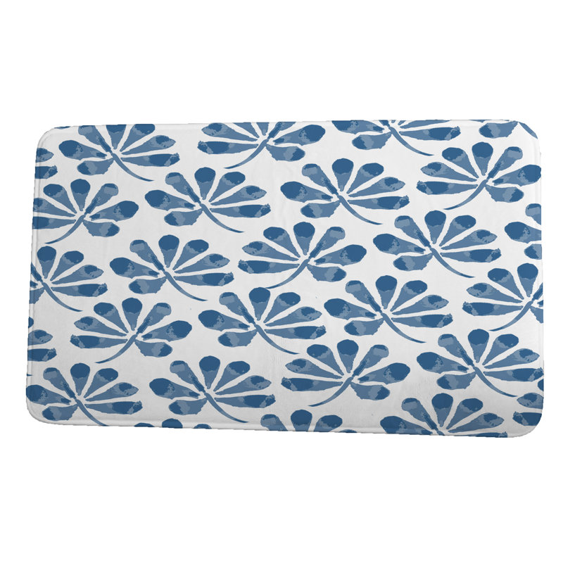 Tapis de bain Luff, Bleu, l 21 po x L 34 po