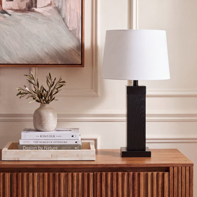 Reine 24 Inch Wood Table Lamp