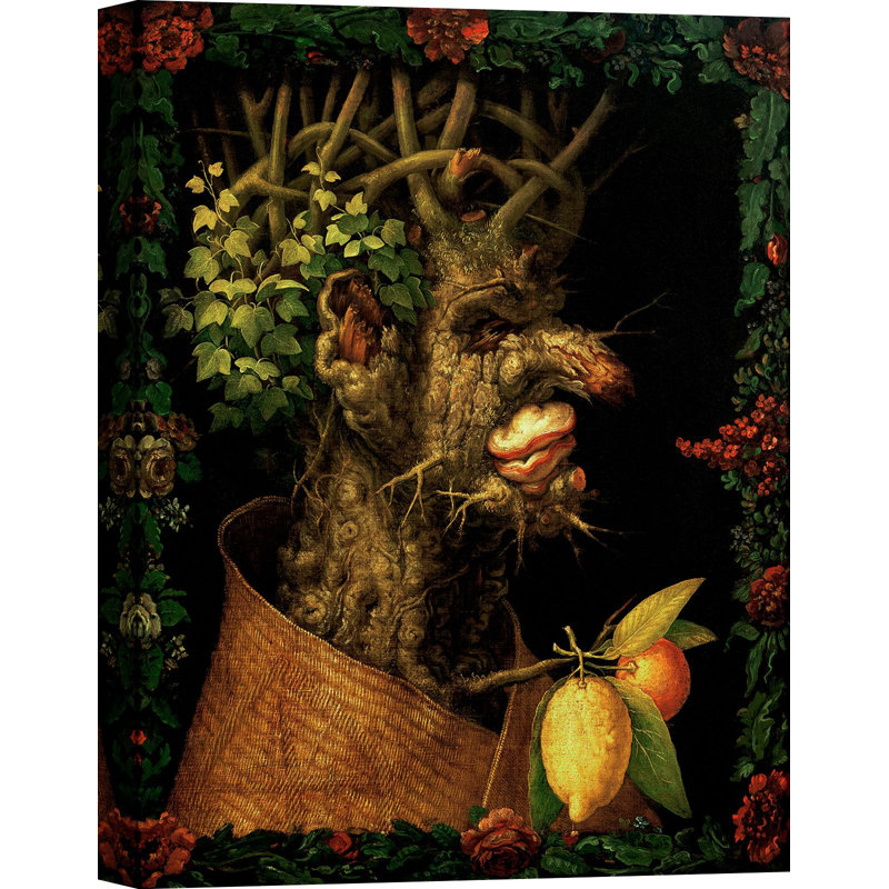 Winter by Giuseppe Arcimboldo - Wrapped Canvas Print, 80cm H x 60cm W x 4cm D