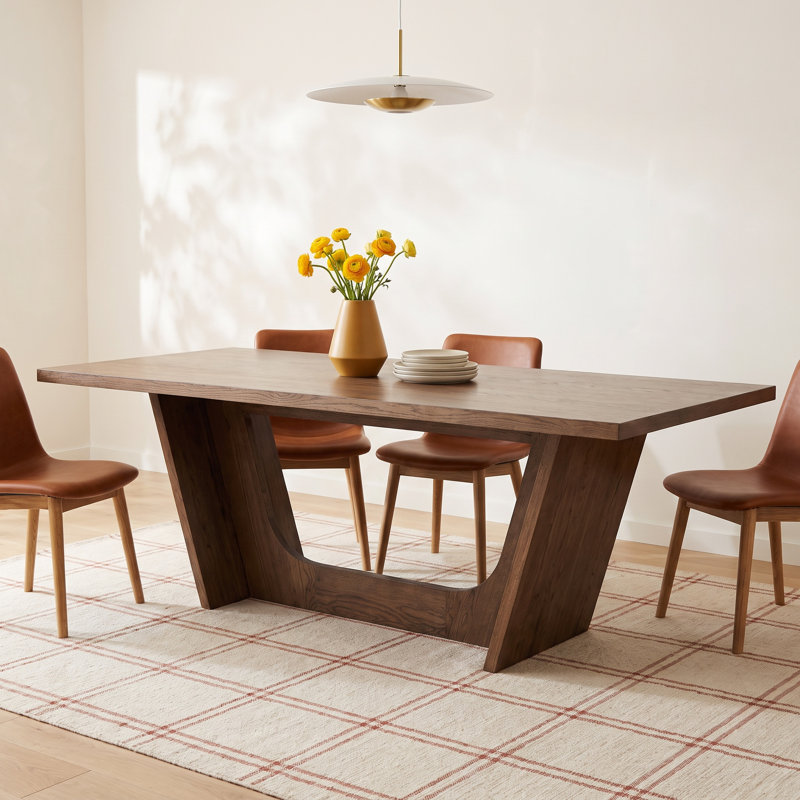 Ashel Felicia Solid Oak Dining Table