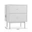 Aivis 50cm W Metal Bedside Table-959756149