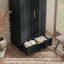 Ensemble d'armoire à panneau cannelée Designer Modern Minimalist-409532163