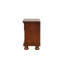 Table de chevet 2 tiroirs Meade, cerise-351678314