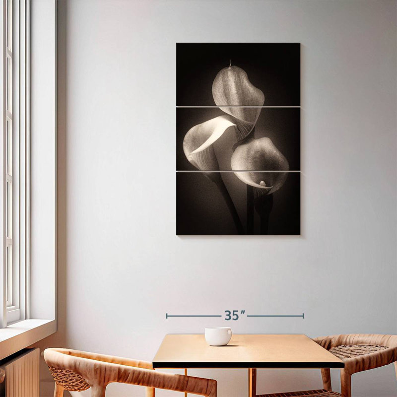Harnek Calla Lilly Sepia, 57" H x 36" W