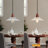 1- Single Pendant Light With Clear Glass