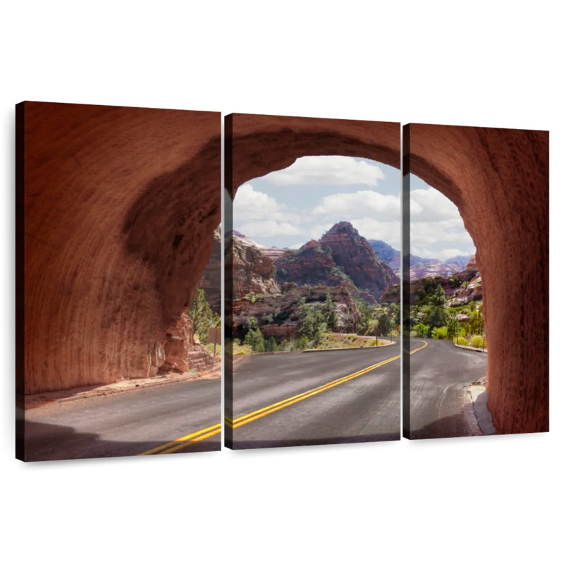 Lilie Tunnel To Zion Park, 28" H x 45" W