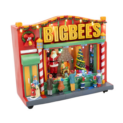 Bigbees Retro Department Store Christmas Theme Animated Village