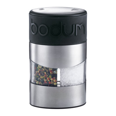 Twin Salt and Pepper Grinder in Black
