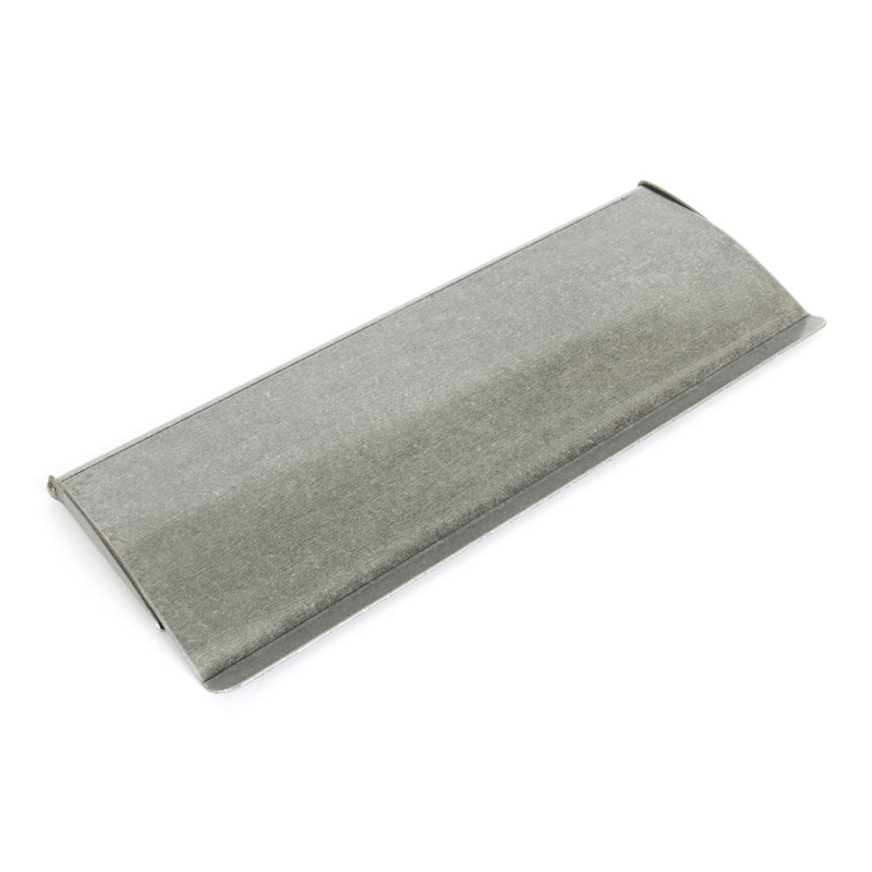 Mail Slot, 10.8cm H x 26.6cm W x 1.2cm D, Polished Chrome