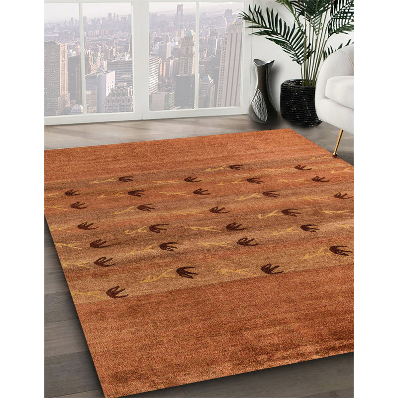 Tapis abstrait moderne 5579, Carré 5 pi