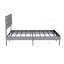 Base de lit plateforme grand lit - avec tête de lit, aucun sommier requis, rangement sous le lit de 14 po?-943447504-943447508