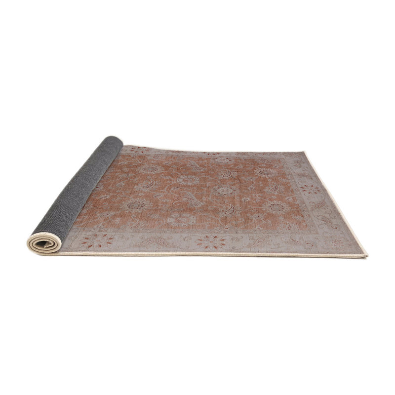 Tapis oriental rouge / brun Marlena, Rond 7 pi