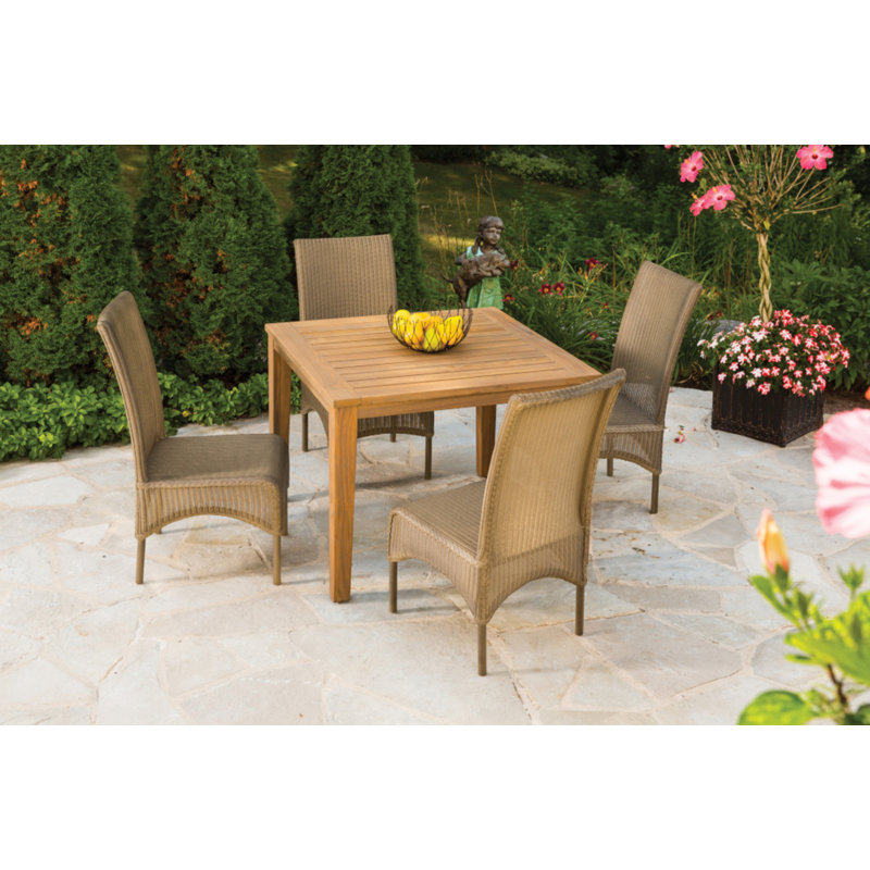 Universal Loom Accessories Outdoor Dining Side Chair, Mink