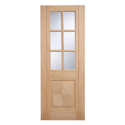 Barcelona Prefinished Oak Glazed Internal Door