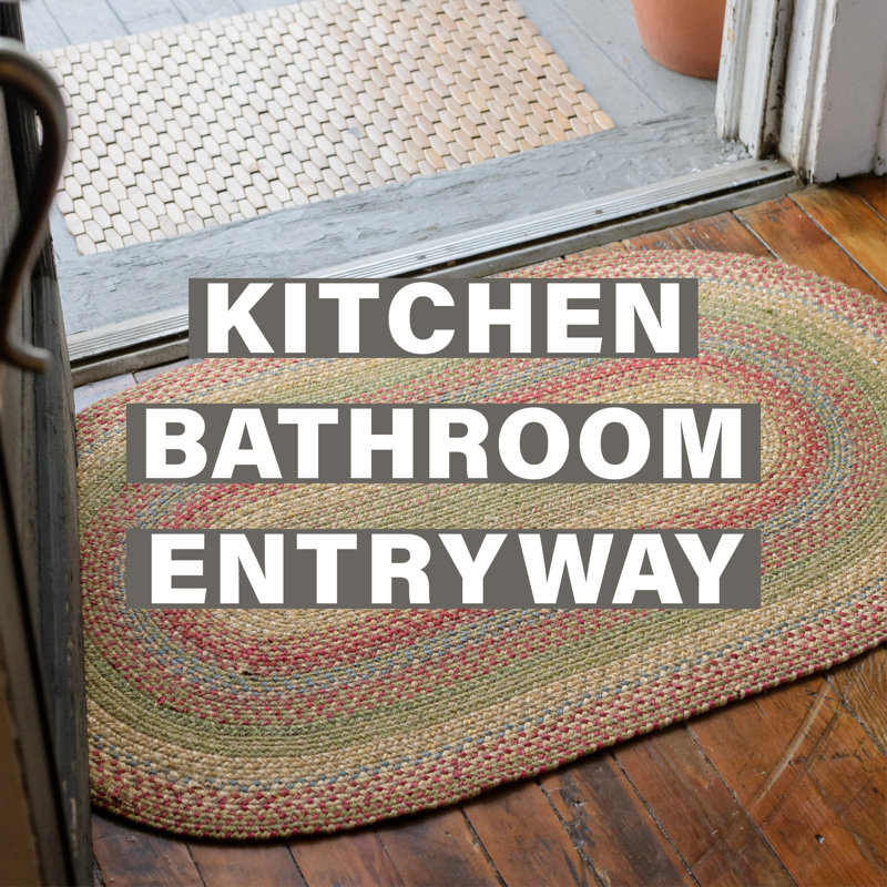 Tapis réversible en jute tressé Culzean, Rectangle 1 pi 10 po x 6 pi