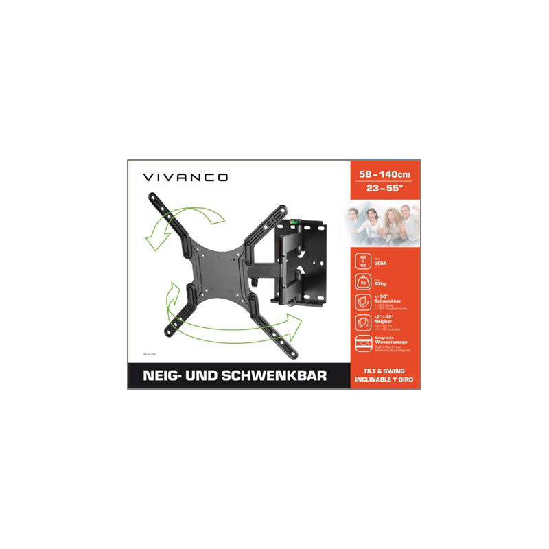 Vivanco Single Screen Wall Mount