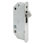 Steel Round-Faced Mortise Latch with Vertical Keyway, 2-9/16 In., Silver (Single Pack)