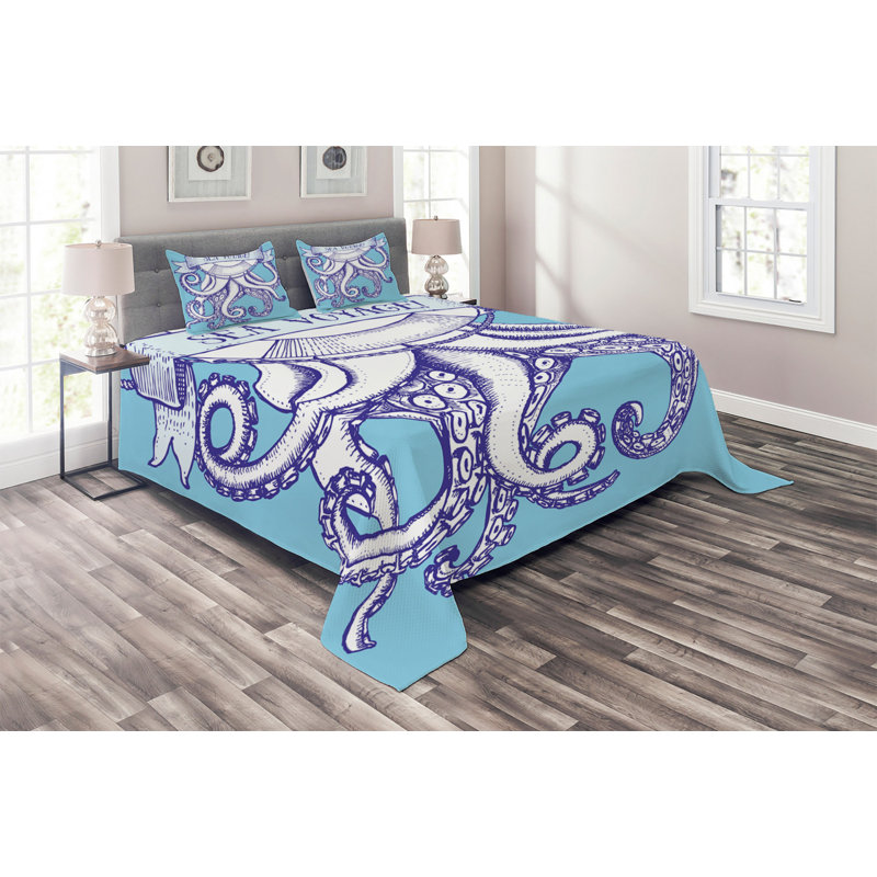 Coastal Polyester Coverlet