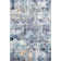 Tapis bleu/gris