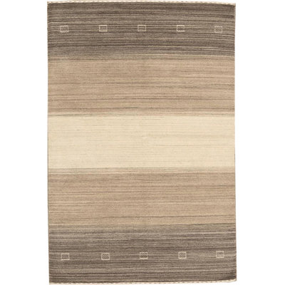 Gabbeh Wool Striped Area Rug