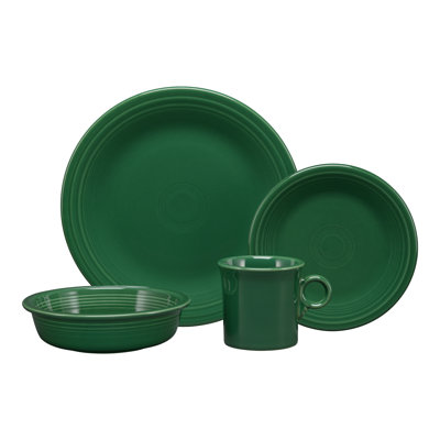 Fiesta Dinnerware 4-Piece Place Setting Set, Service for 1