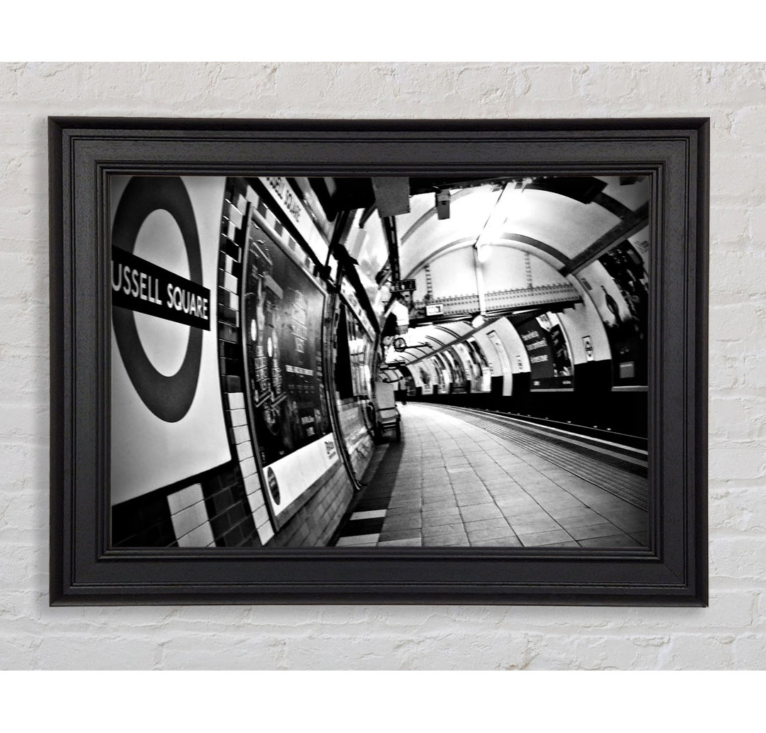 Russell Square Station London Gerahmter Druck