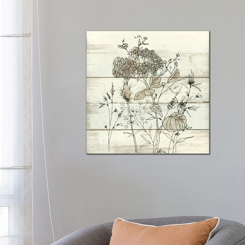 Dried Flower Study II by Carol Robinson - Wrapped Canvas Print, 66.04 cm H x 66.04 cm W x 3.175 cm D