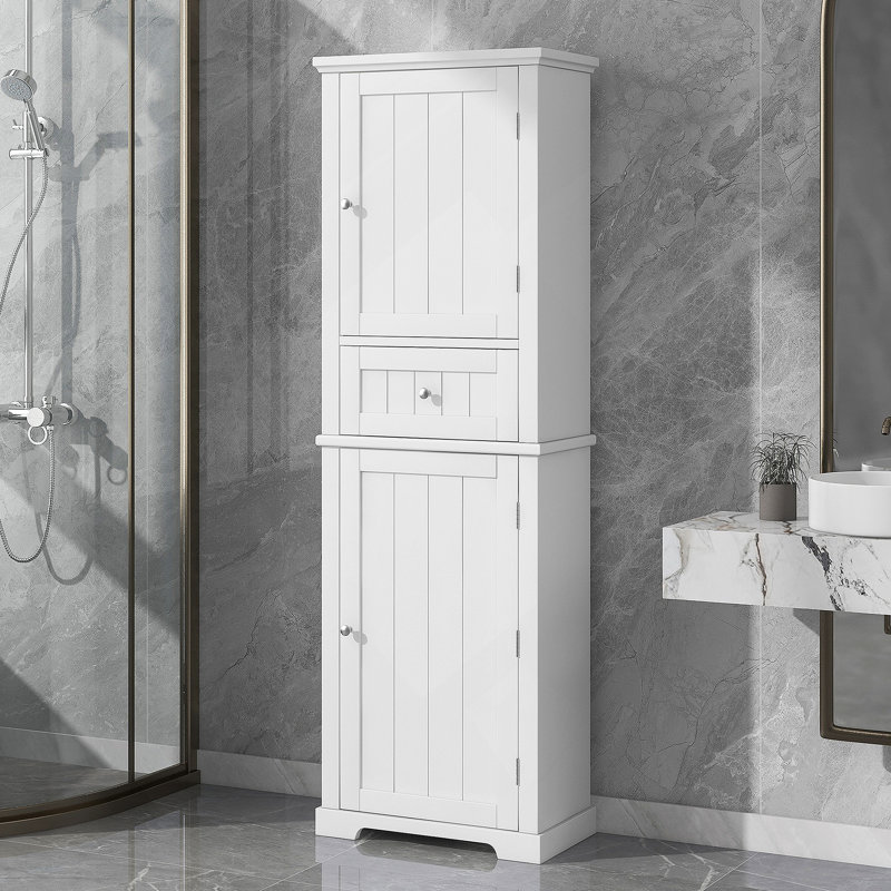 Bajo Linen Cabinet, White
