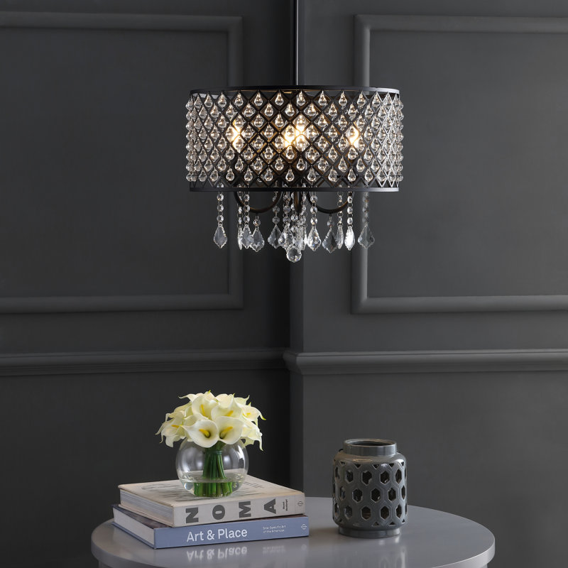 Colletti Drum Chandelier, 13.75'' H x 17'' W x 17'' D