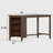Winston Porter Wood Rectangular Bar Table - Industrial Long Counter Height Table with Wooden Legs-1688242459