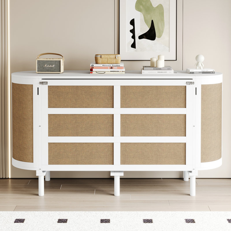 Solid Wood Bed, White
