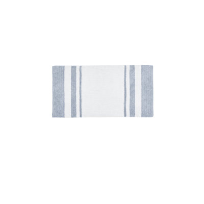 Tapis de bain réversible en coton
