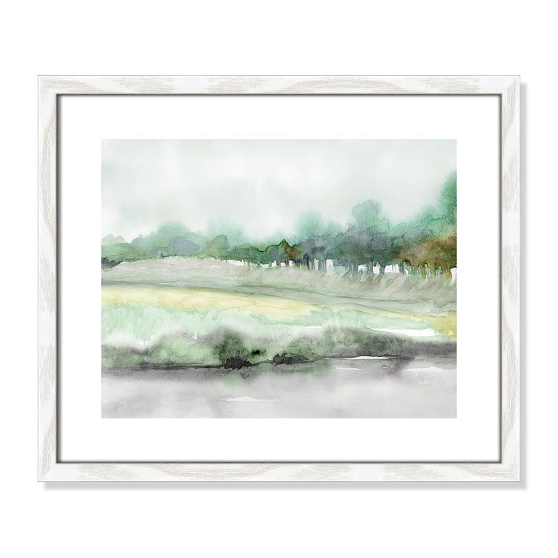 «Season of Summer» - Reproduction encadrée sur papier, H 16 po x l 19 po x P 0,75 po, Papier encadré blanc