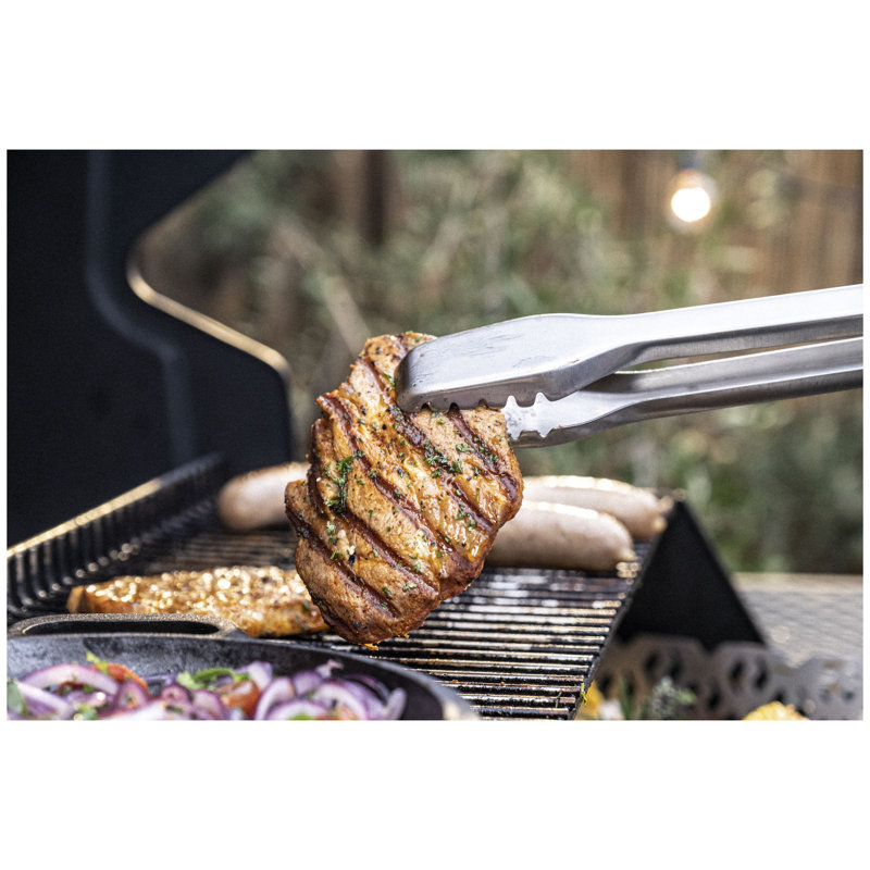 BBQ+ Dishwasher Safe Stainless Steel Tongs