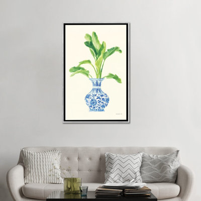 « Palm chinoiserie I » par Danhui nai, reproduction d’art