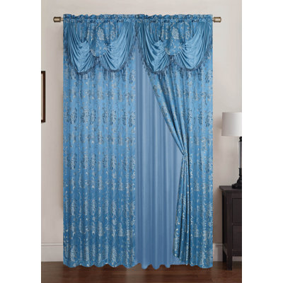 Andalusia Semi Sheer Curtain Pair