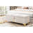Elegant Beige Storage Bench, Metal Legs, Bedroom And Living Room Decor, Comfortable Seating, Gold Strip Aesthetics, Almost Fully Installed Bench In Beige, For Room, 250Lbs Capacity-811433467