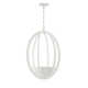 2 Light Metal Dimmable Globe Chandelier